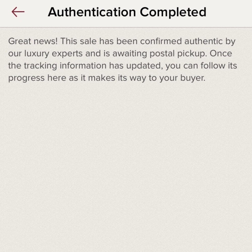 POSH AUTHENTICATION CONFIRMED
